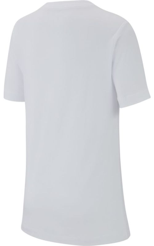 Nike B NSW Tee Just Do It Swoosh - white/university red