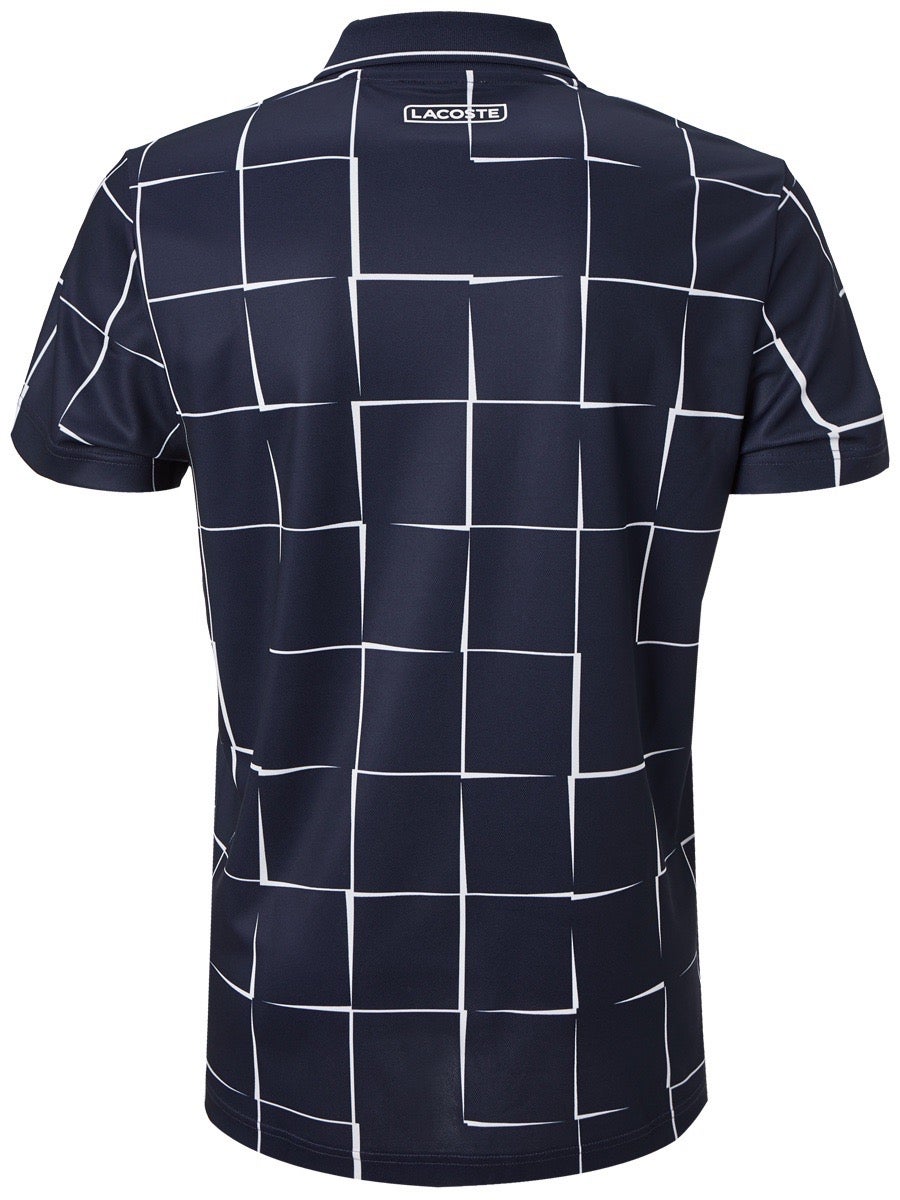 lacoste-men-s-sport-breathable-print-pique-tennis-polo-shirt-navy-blue-white-2 Lacoste Men's SPORT Breathable Print Piqué Tennis Polo Shirt - navy blue/white
