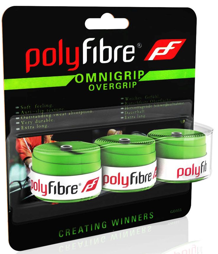 Polyfibre Omnigrip Overgrip 3P - green