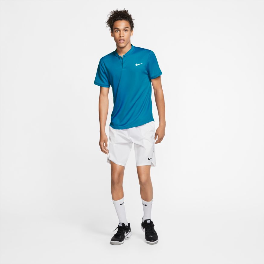 nike-court-dry-blade-polo-neo-turq-white-4 Nike Court Dry Blade Polo - neo turq/white