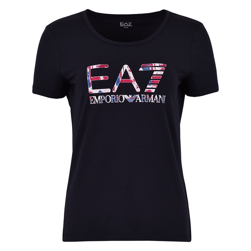 EA7 Women Jersey T-Shirt - navy blue EA7 Women Jersey T-Shirt - navy blue