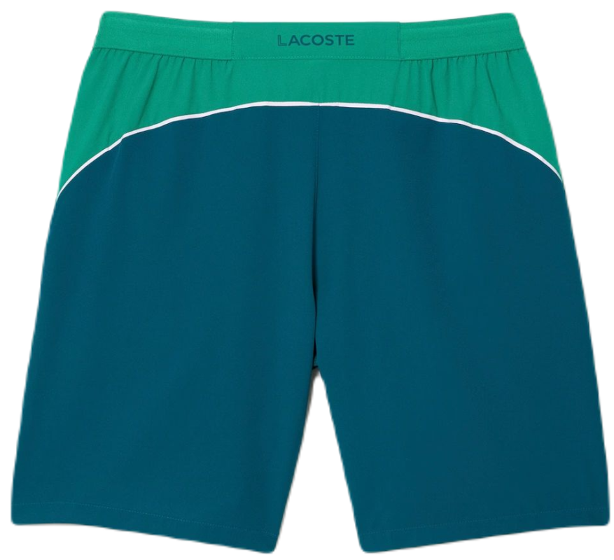 mnn Lacoste SPORT x Novak Djokovic Colorblock Shorts - green/white