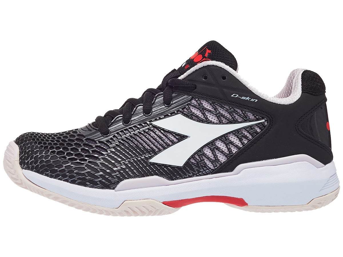 Diadora Speed Competition 5 + W Clay - black/shrinking violet/white