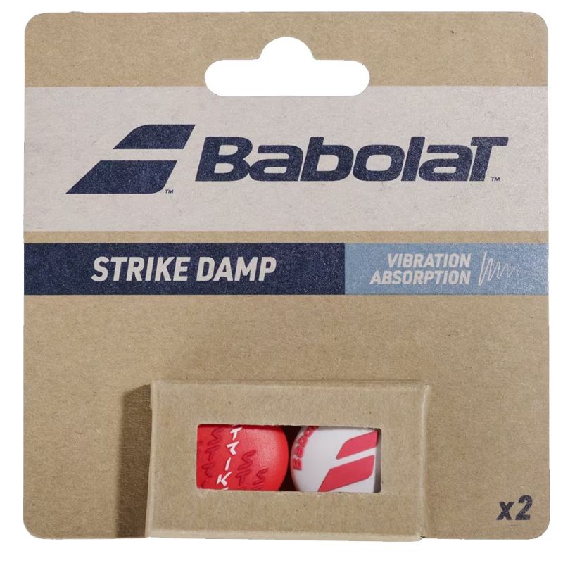 StrikeDampNewPack Babolat Strike Damp 2P - red/white