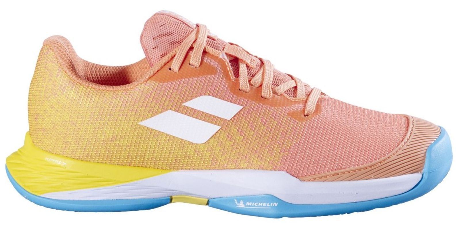 babolat-3 Babolat Jet Mach 3 Junior Clay - coral/gold fusion