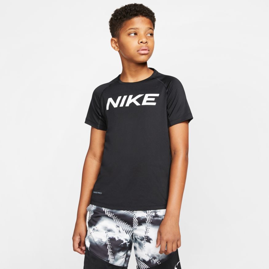 Nike Pro SS FTTD Top - black/white