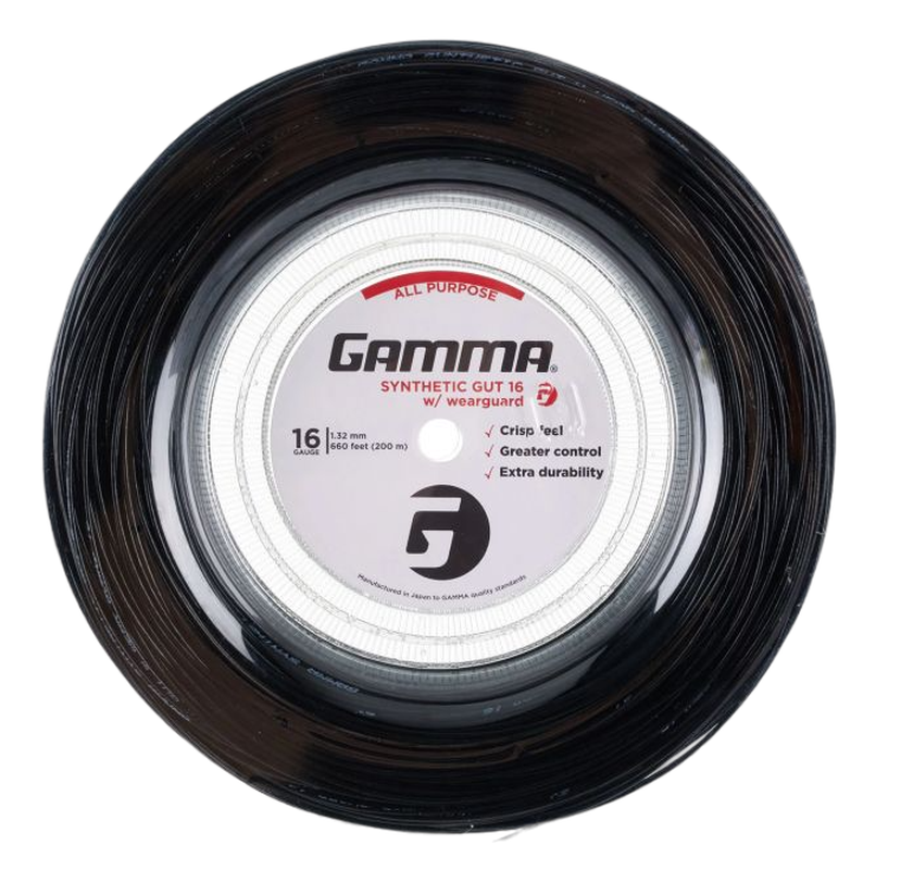 Gamma Synthetic Gut w/ WearGuard (200 m) - black
