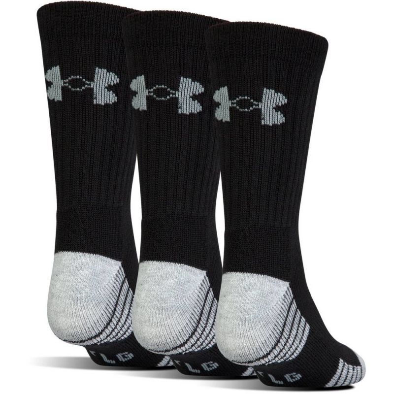 Under Armour UA HeatGear Crew Jr - 3 par/black
