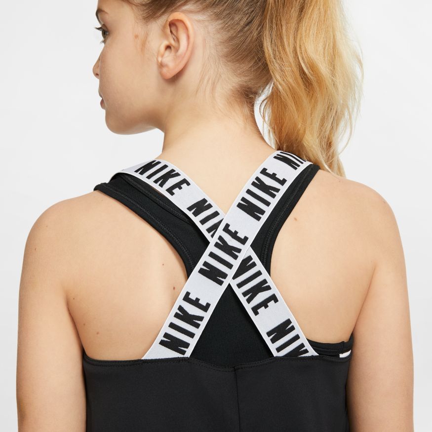 Nike Dry Tank Elastika G - black/white/white