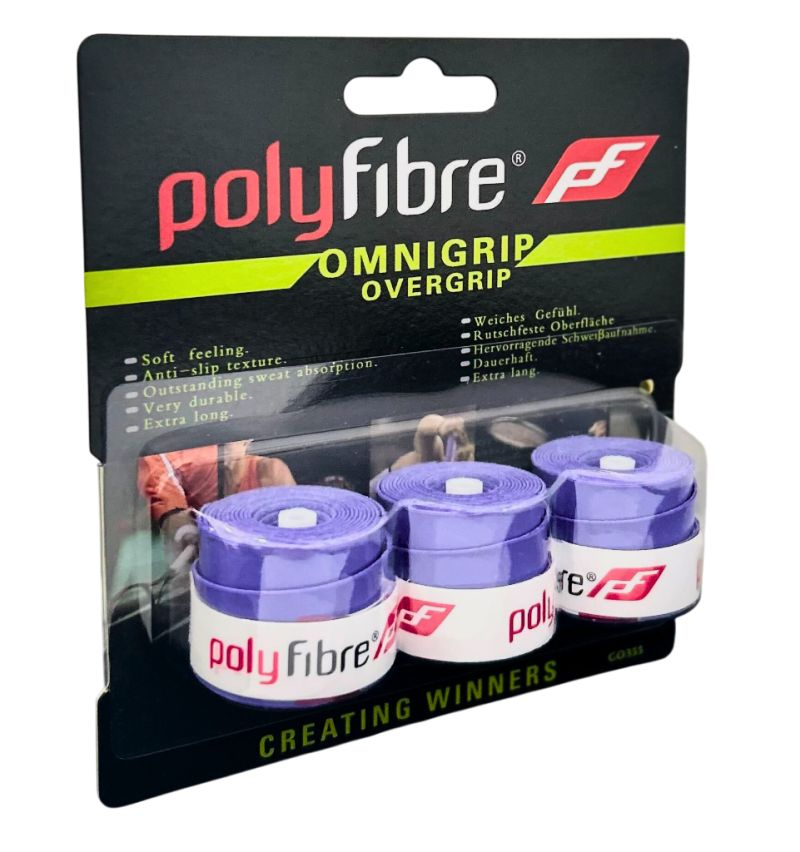 Polyfibre Omnigrip Overgrip 3P - purple Polyfibre Omnigrip Overgrip 3P - purple