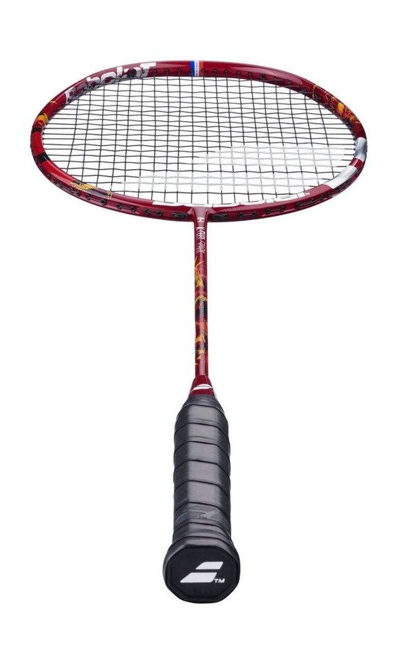 Babolat X-Feel Spark Strung - dark red/silver 