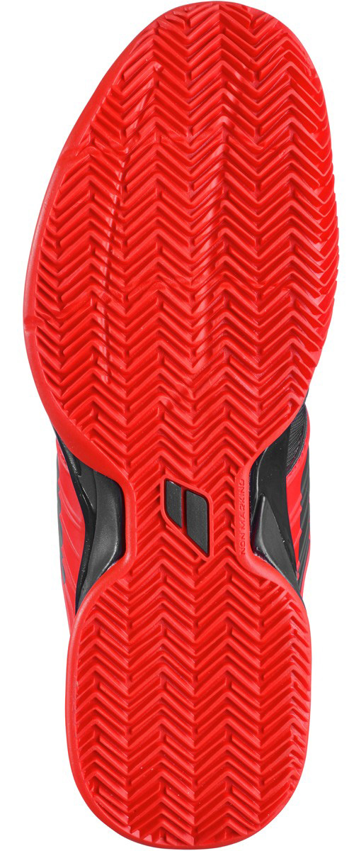 Babolat Propulse Fury Clay Men - black/tomato red