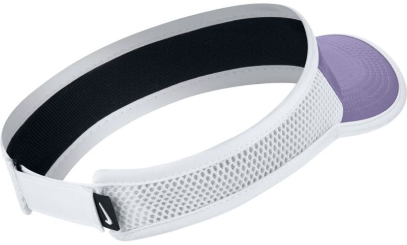 Nike Aerobill Feather Light Visor - hydrangeas/white/black