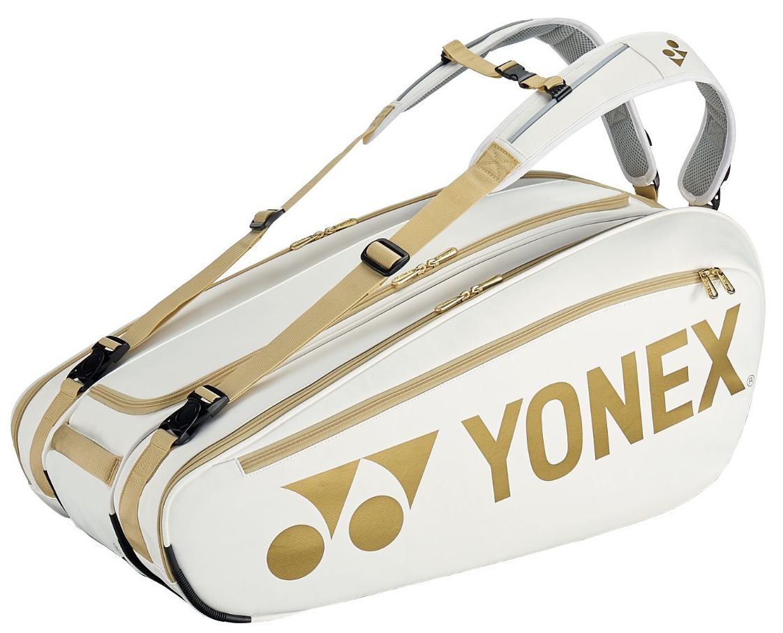 Yonex Naomi Osaka Pro Racquet Bag 9 Pack - white/gold