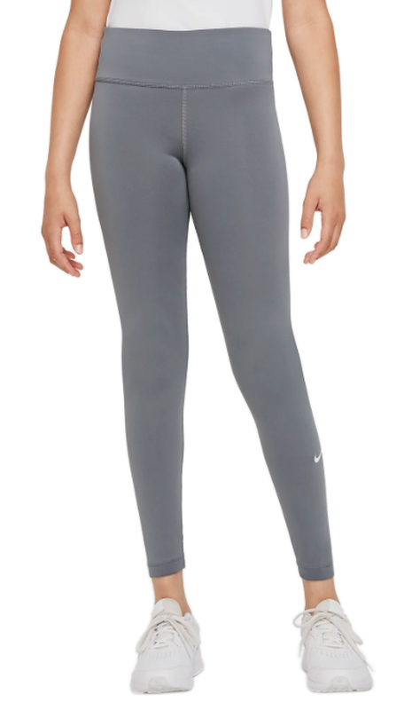 Nike Dri-Fit One Legging - smoke grey/white