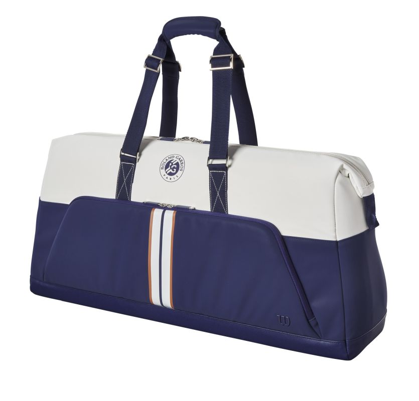 Wilson Roland Garros Large Duffel Racket Bag - navy/white/clay Wilson Roland Garros Large Duffel Racket Bag - navy/white/clay