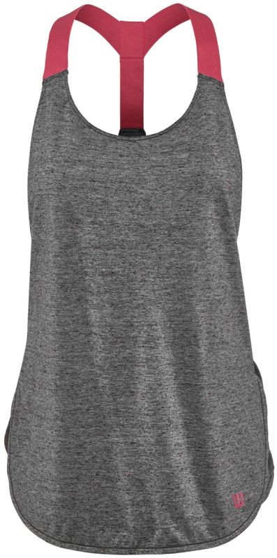 Wilson Competition Flecked Tank - ebony