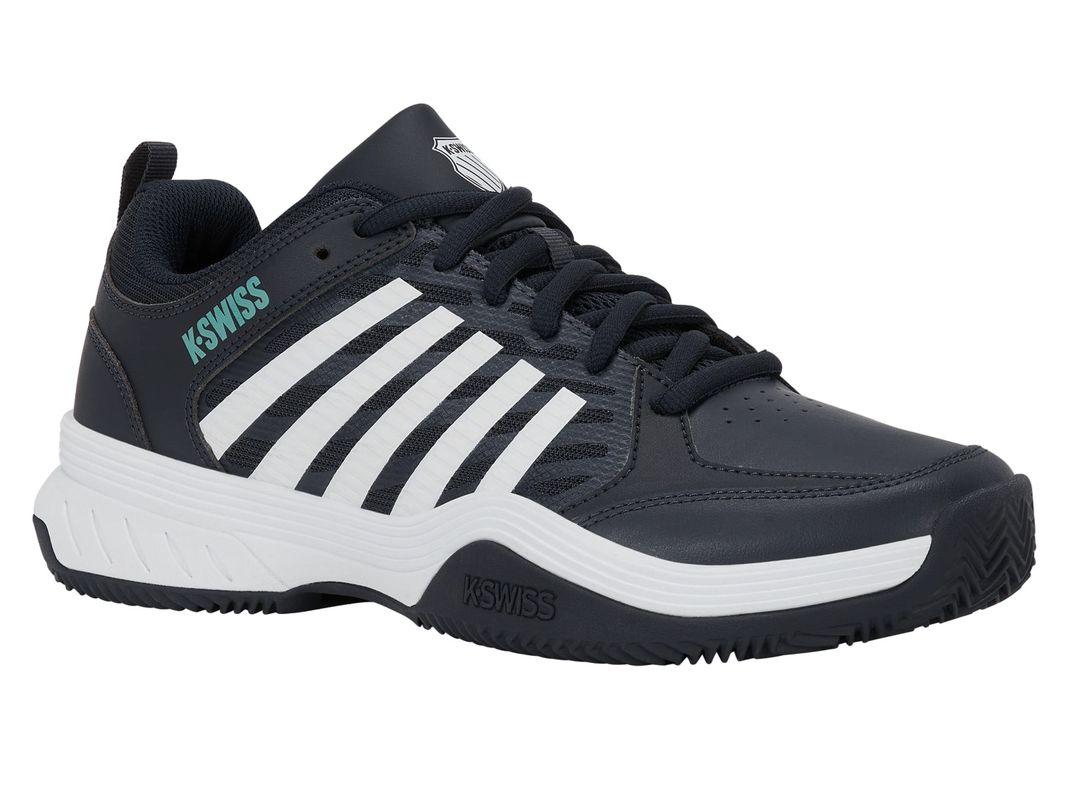 Męskie buty do padla K-Swiss Court Express 2 Clay - carbon/white/baltic