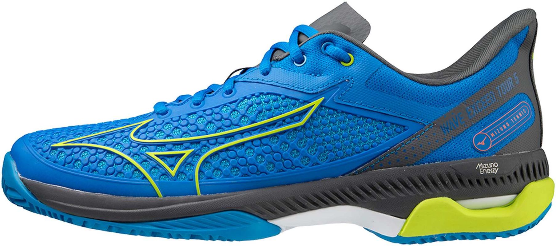 Mizuno Wave Exceed Tour 5 CC - peace blue/acid lime/iron gate