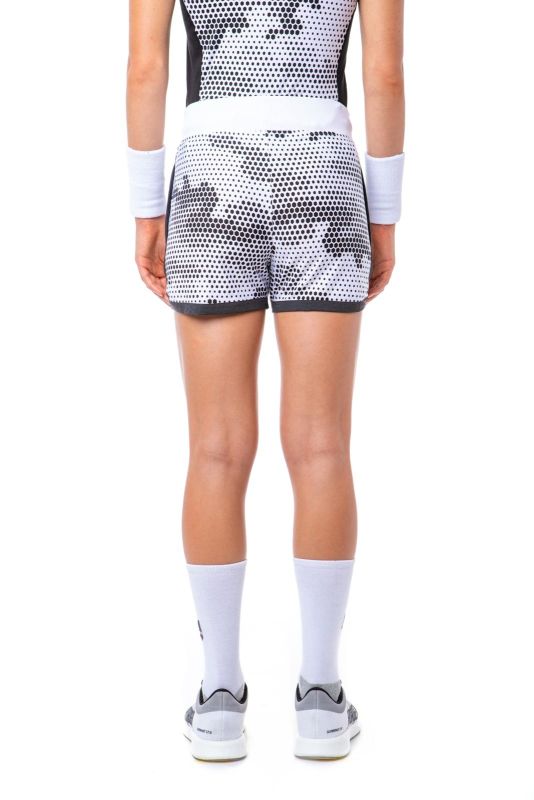 Hydrogen Women Tech Camo Shorts - camo black/white