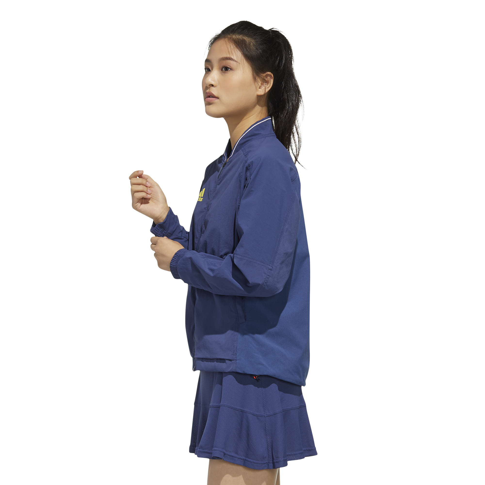 Adidas Women Streatch Woven Jacket - tech indigo