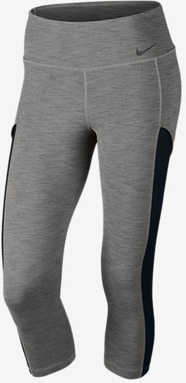 Nike Capri Baseline - dark grey heather/black