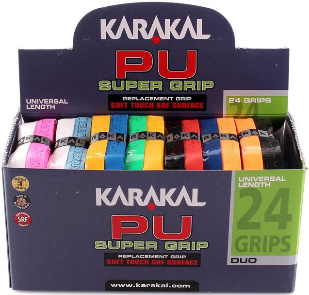 Karakal PU Super Grip Duo (1 szt.) - black/orange