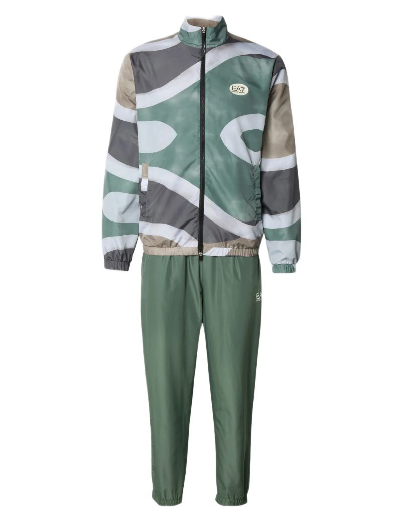Męski dres tenisowy EA7 Tennis Pro In Ventus7 - fancy green