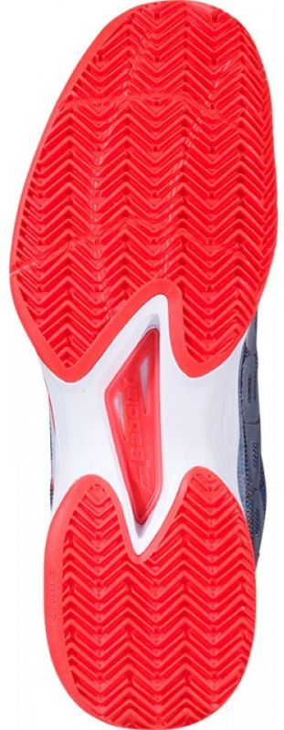 Babolat Jet Mach I Clay Men - silver/fluo strike
