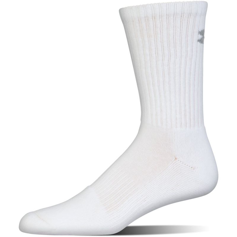 Under Armour Charged Cotton 2 Crew Jr - 6 par/white