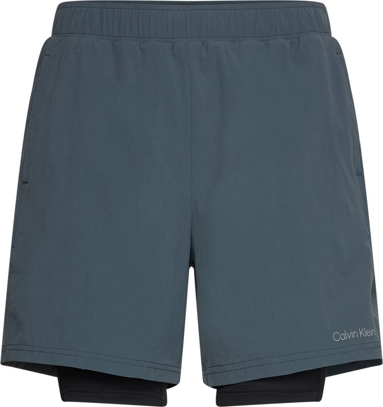 Calvin Klein WO 2 in 1 Woven Short - dark slate