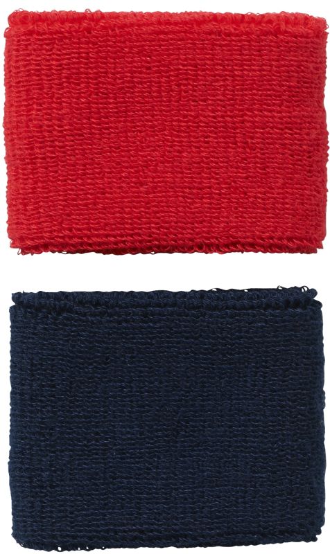 Adidas Tennis Wristband S (OSFM) - ray red/collegiate navy/white