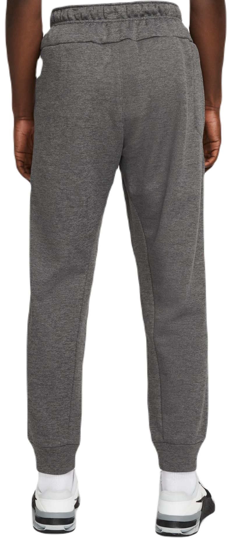 AURORA_DQ5405-071_PHSFM001-2000 Nike Therma-FIT Tapered Fitness Pants - charcoal heather/dark smoke grey/black