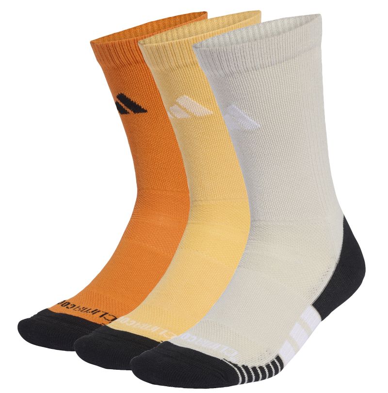 Adidas Performance Climacool Cushioned Crew 3P - pure orange/semi ice tangerine/orbit grey