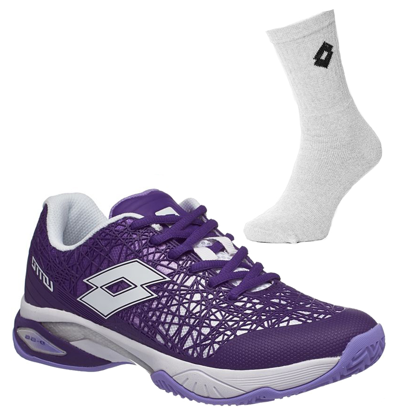 lotto-viper-ultra-iii-clay-w-purple-white-1-para-skarpet-lotto-1 Lotto Viper Ultra III Clay W - purple/white + 1 para skarpet lotto