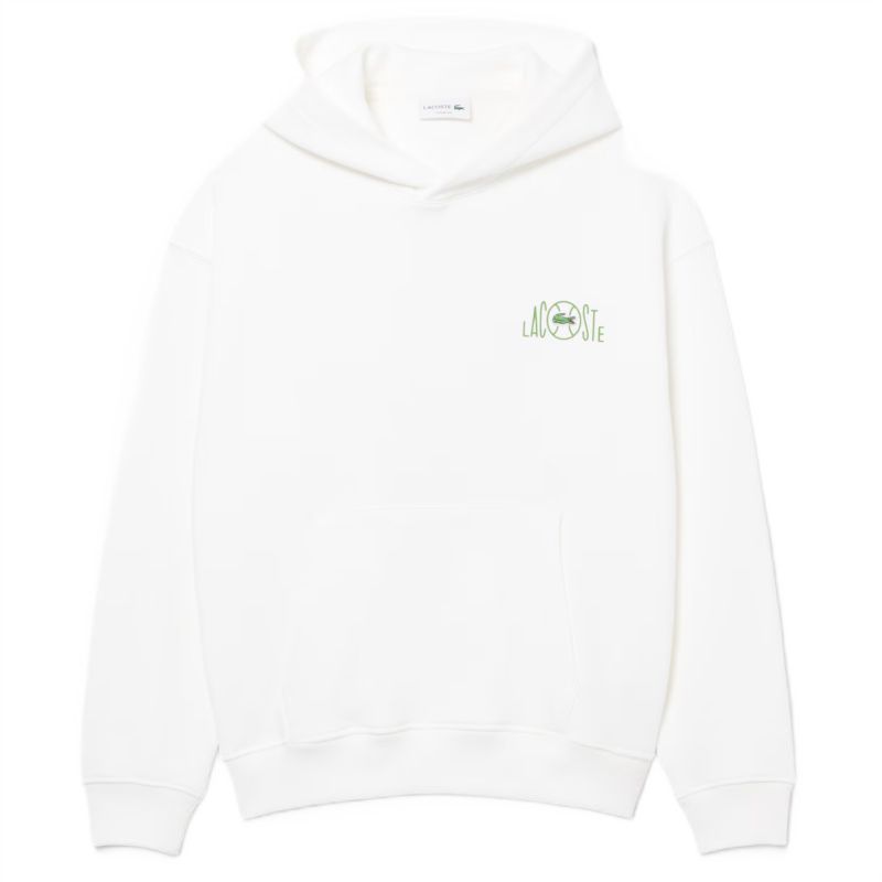 Lacoste Multi Print Fleece - white