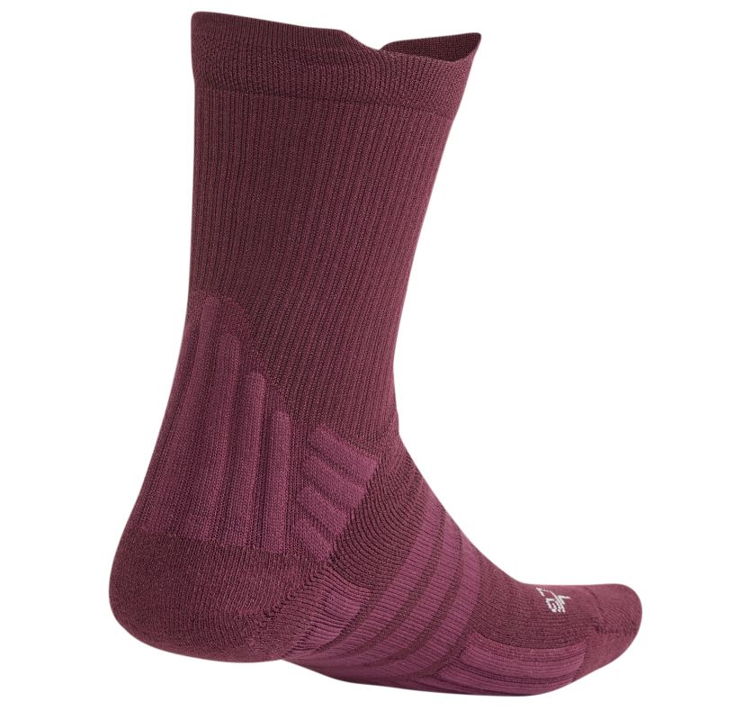 Adidas Cushioned Crew 1P - maroon/wonder white