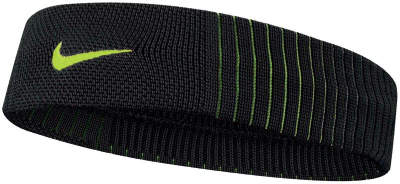 Nike Dri-Fit Reveal Headband - black/volt/volt