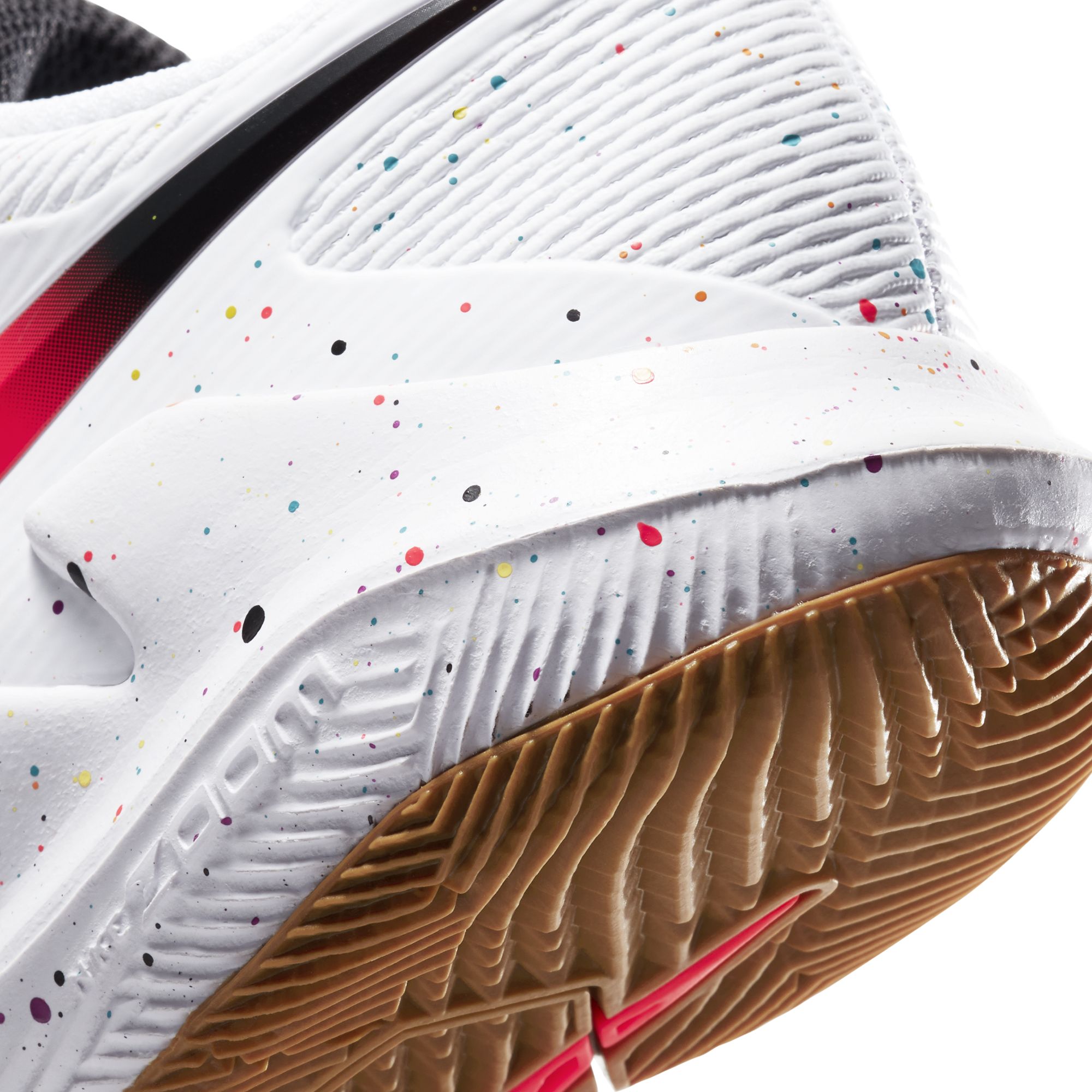 Nike Jr Vapor X - white/laser crimson