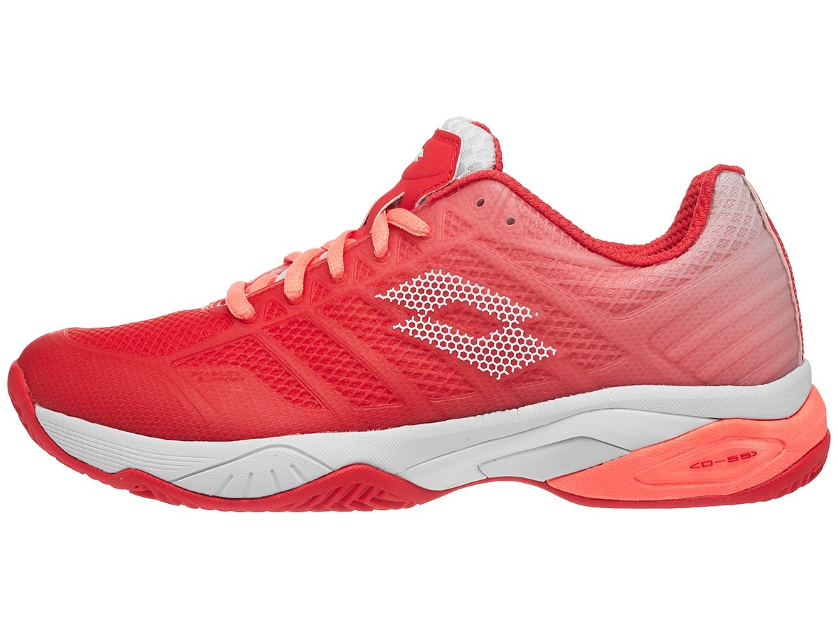 Lotto Mirage 300 II Clay W - red fluo/all white