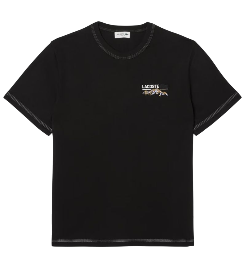 Lacoste Multi Print Jersey - black