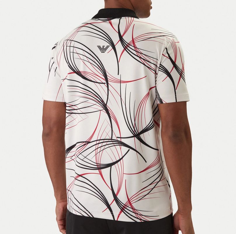 EA7 Tennis Pro Shirt In Ventus7 - fancy white 