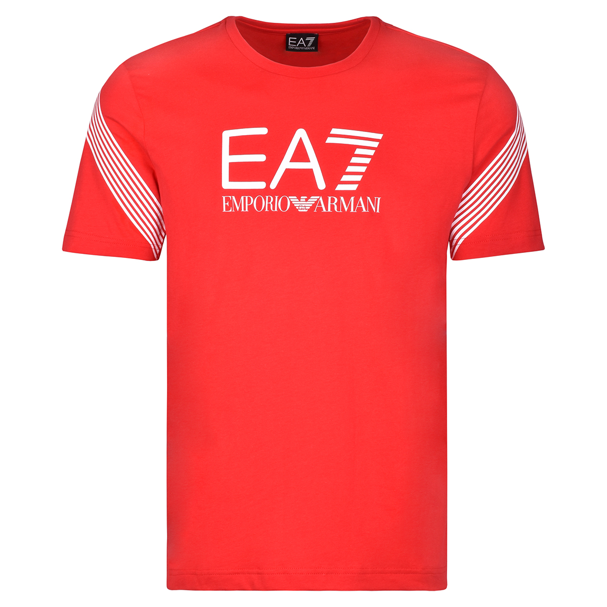 EA7 Man Jersey T-Shirt - racing red