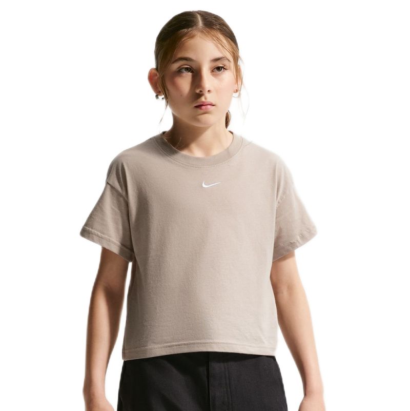 Koszulka dziewczęca Nike Kids Sportswear Essential - moon particle