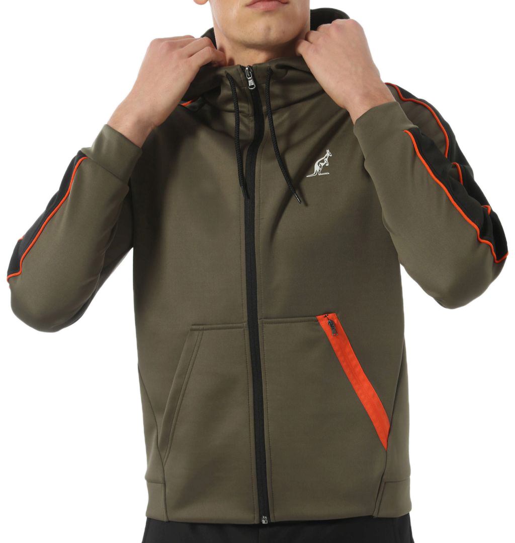 Australian Volee Jacket with Hood M - verde aneto