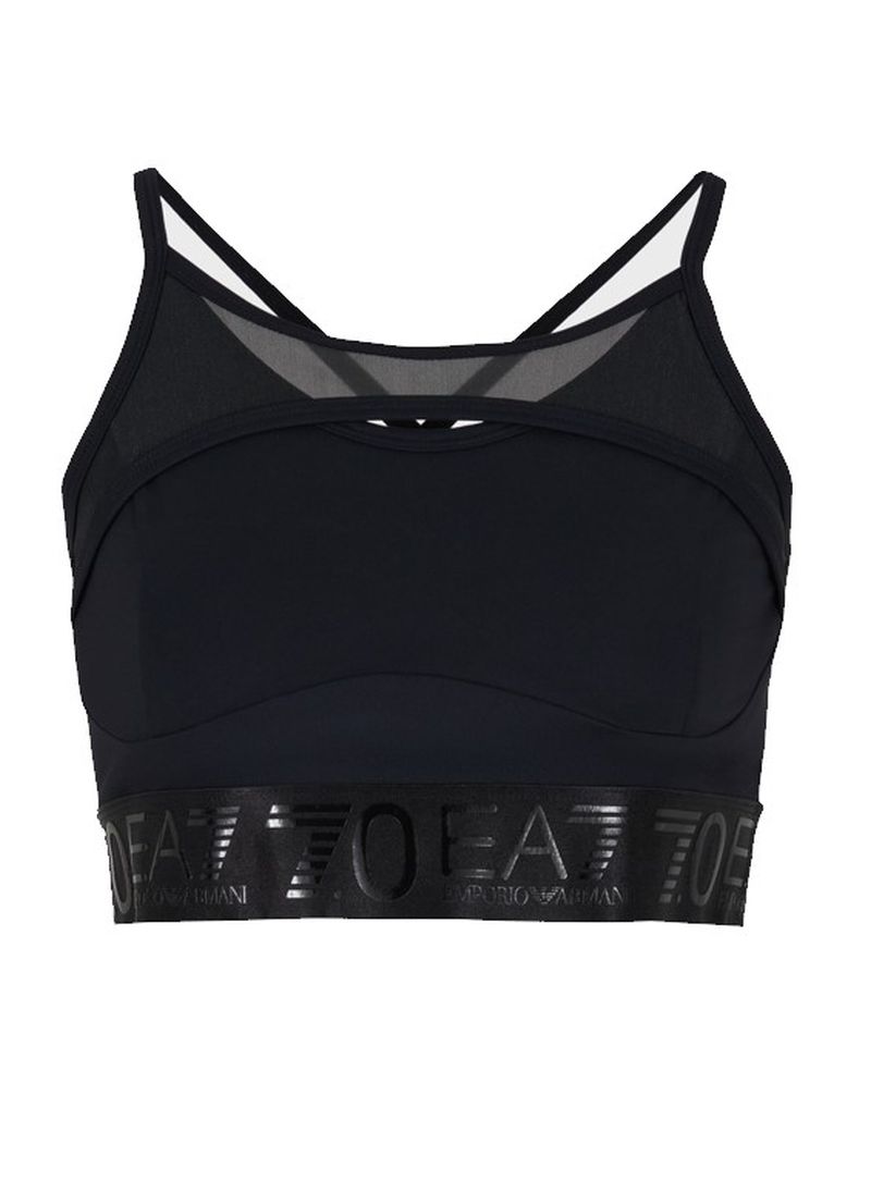 3DTH62_TJKLZ_1200-1 EA7 Woman Jersey Sport - black