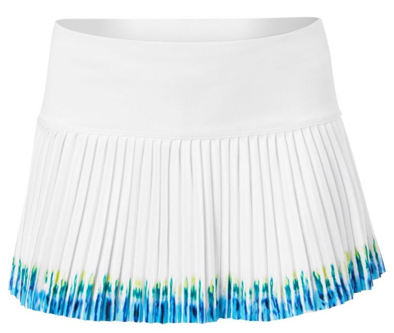 Lucky in Love Girls Peace Out Let It Be Pleated Skirt - white/opal