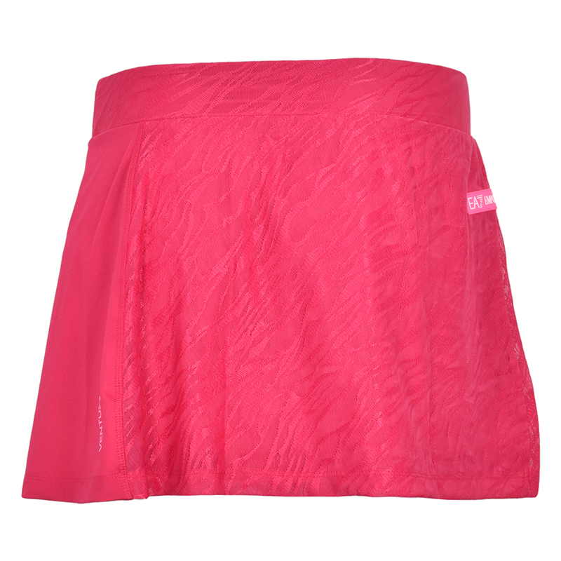 ST81615_1 EA7 Woman Jersey Miniskirt - raspberry sor