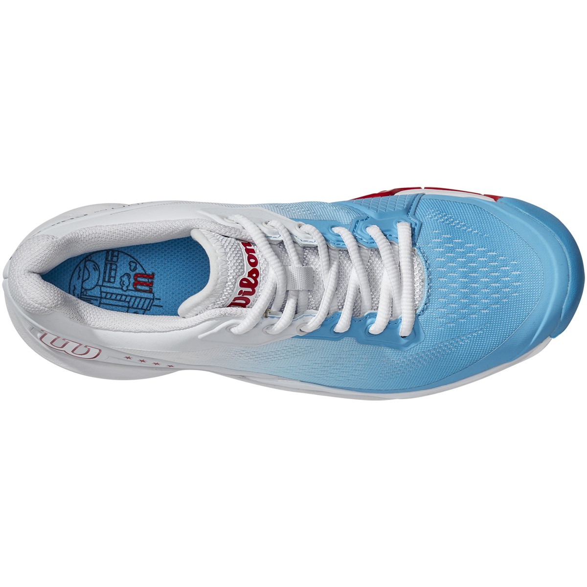 Wilson Rush Pro 3.5 Chicago W - norse blue/white/wilson red