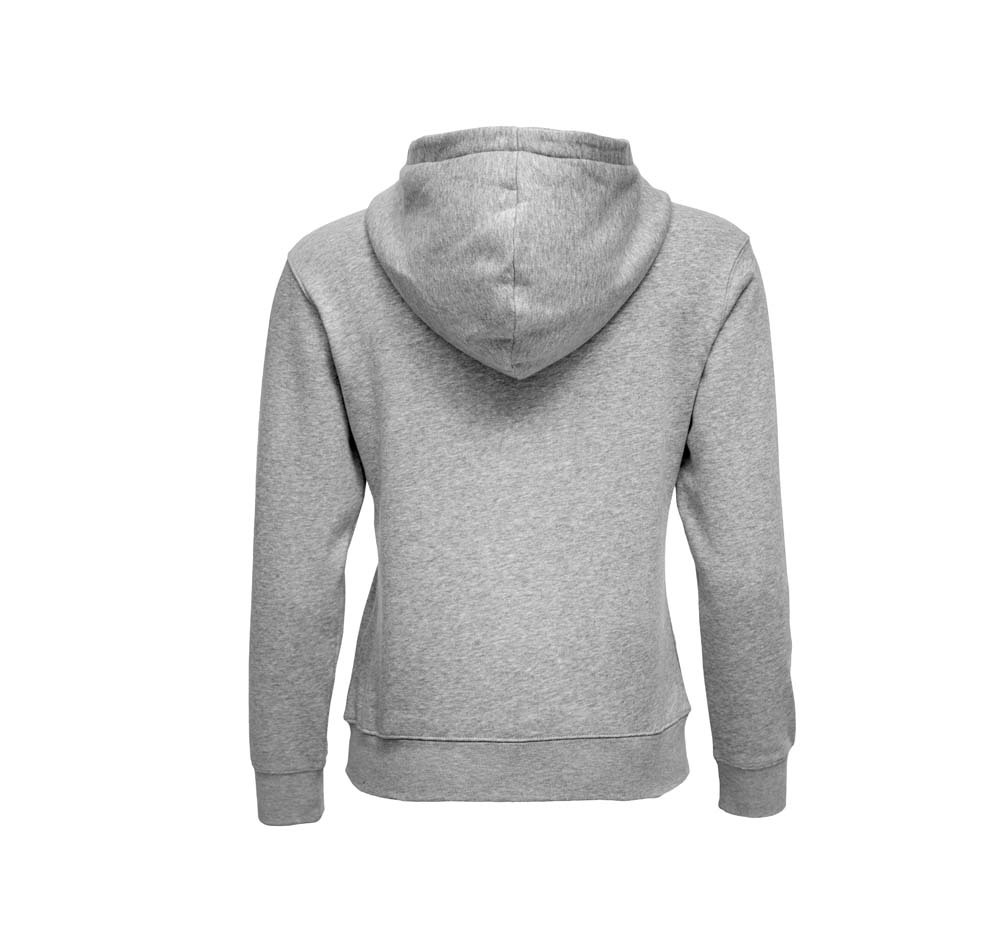 Björn Borg Hood W BB Logo - light grey melange